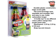 AS SEEN ON TV, Bottle Top Cold Beverage Koozie, Set of 12 