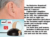 as seen on tv, msa 30x, hearing aid, rechargable