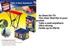 as seen on tv, pocket chair, outside