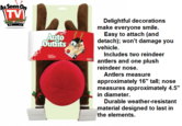 as seen on tv Reindeer Auto Outfit