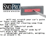 as seen on tv, sno pro, snow, broom, weather
