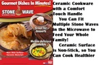 as seen on tv, stone wave, microwave cooking